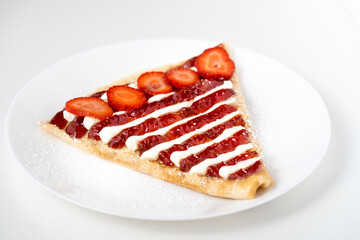 Crepas dulces con frutas 