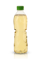 small plastic bottle with juice