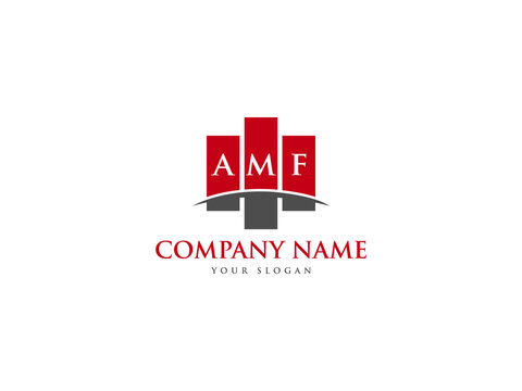 AMF Logo Letter Design For Business