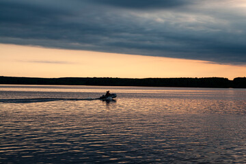 Evening fishing.
