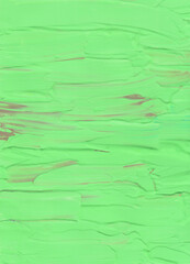 Abstract pastel green and brown background. Textured brush strokes on paper. Minimalist oil painting. Contemporary art.