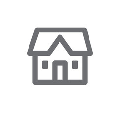 House vector icon. Home pictogram.