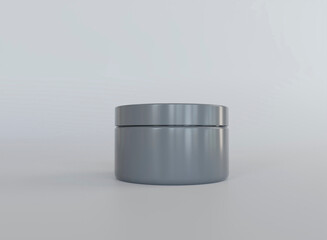 Isolated cosmetic package ready for mockup base