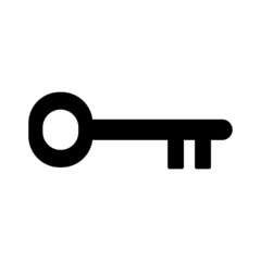 Key symbol, web and computer icon