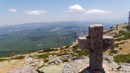 Views from the top of the Pe&ntilde;a de Francia mountain.