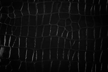 Black leather texture background