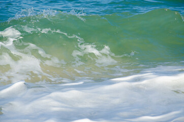 USA, Florida. Ocean waves and surf.