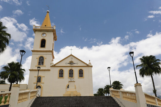 Parish Church of Nossa Senhora do Porto, Morretes, Paran&aacute;, Brazil.