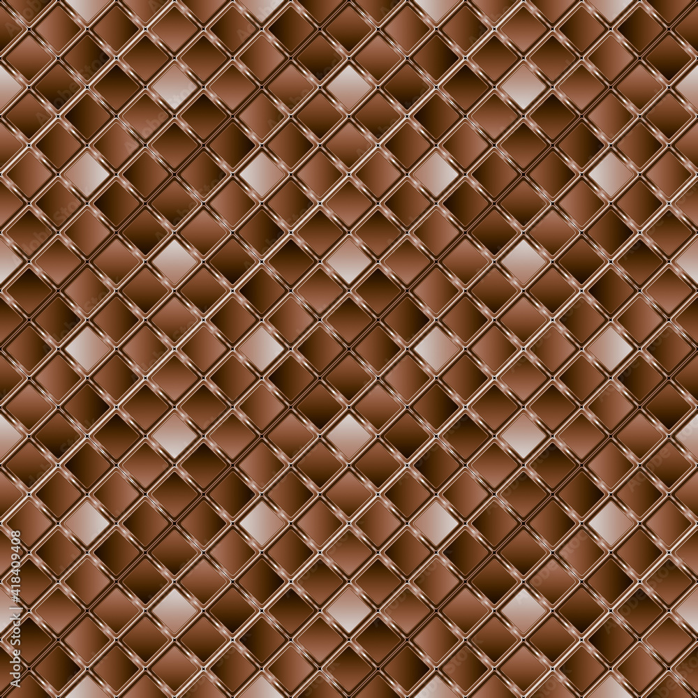 Poster abstract geometric background of color squares. multicolored mosaic. gradient square pattern.