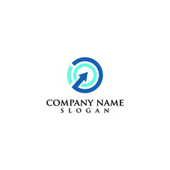 accounting business logo design vector icon template