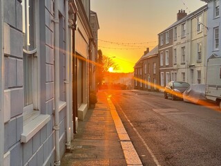 Fototapeta na wymiar Sunrise in Cornwall