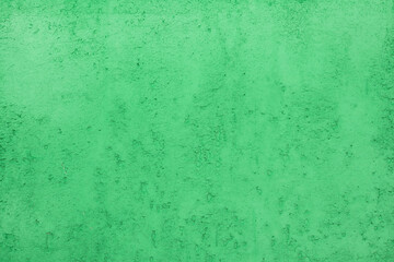 texture of cement-coated wall in green color
