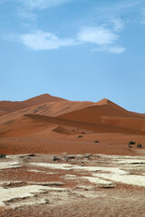 Fototapeta na wymiar View of dunes, Sossussvlei Namibia