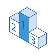 isometric podium tournament