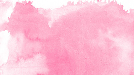 Obraz premium Pink watercolor background and texture.