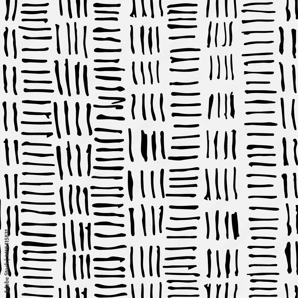 Poster abstract seamless pattern made of lines. a seamless pattern consisting of many lines, hatched lines.