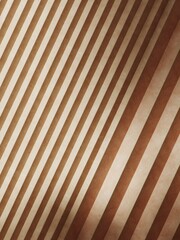 Mediterranean style mockup for product presentation. Beige terracotta platform on flute pattern panel. 3d rendering illustration. 