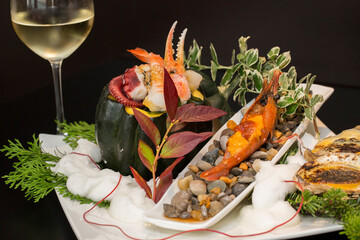 Japanese style seafood