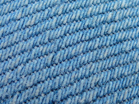 Blue Wool Texture