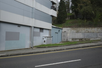 Fototapeta na wymiar Residential building in Bilbao