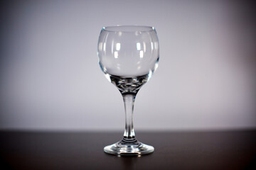 empty wine glass