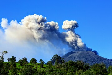 Volcan Turrialba au Costa Rica