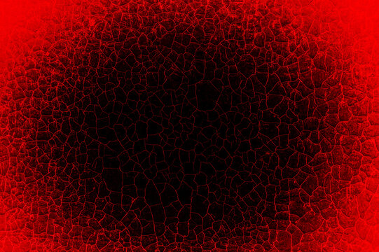 Abstract background in black red tones with cracks