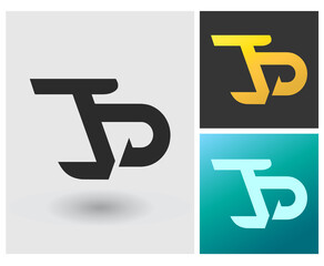 JD logo letter initial vector luxury set design