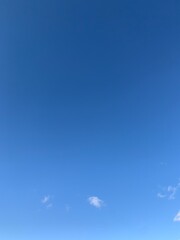blue sky with clouds