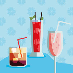 cocktails tropical drinks