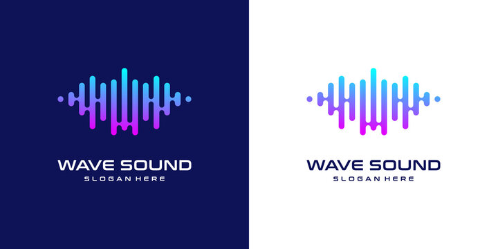 Music wave logo design inspiration