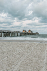 Florida, Naples, Naples Pier at dawn