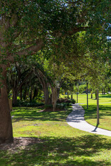 The gardens of St. Leo's Abbey, Florida
