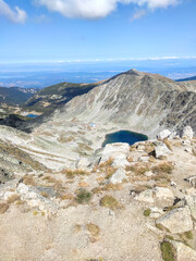 Landscape from Musala peak, Rila mountain, Bulgaria