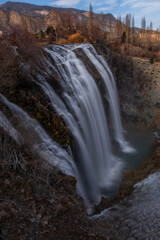 Tortum waterfall is the largest waterfall and it is one of the most remarkable natural treasures of Turkey. January 2021