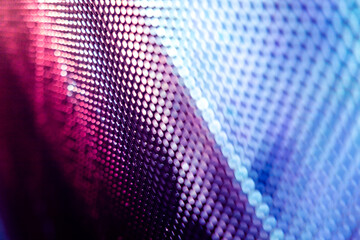 CloseUp LED blurred screen. LED soft focus background. abstract background ideal for design.