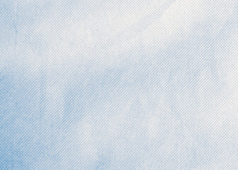 Abstract cloth texture in blue gradients; background of blue monochrome mesh pattern