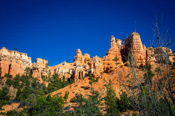 Naklejka premium Sandstone hoodoos in southwestern Utah