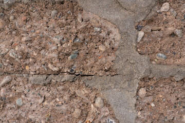 Textured background in the form of a shabby old wall