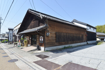 Fototapeta na wymiar 土佐街道　町家の風景　奈良県高取町