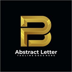 Abstract letter logo design vector