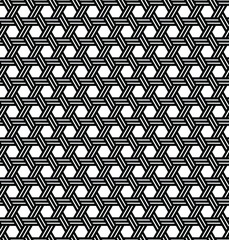 Regular vector pattern, seamless geometric pattern, paving, weaving lines