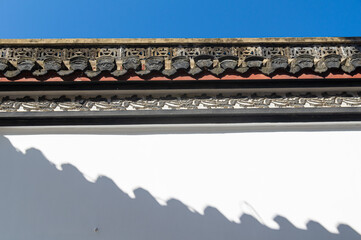 Scenery of Qingchuan Pavilion Park in Hanyang, Wuhan, Hubei, China