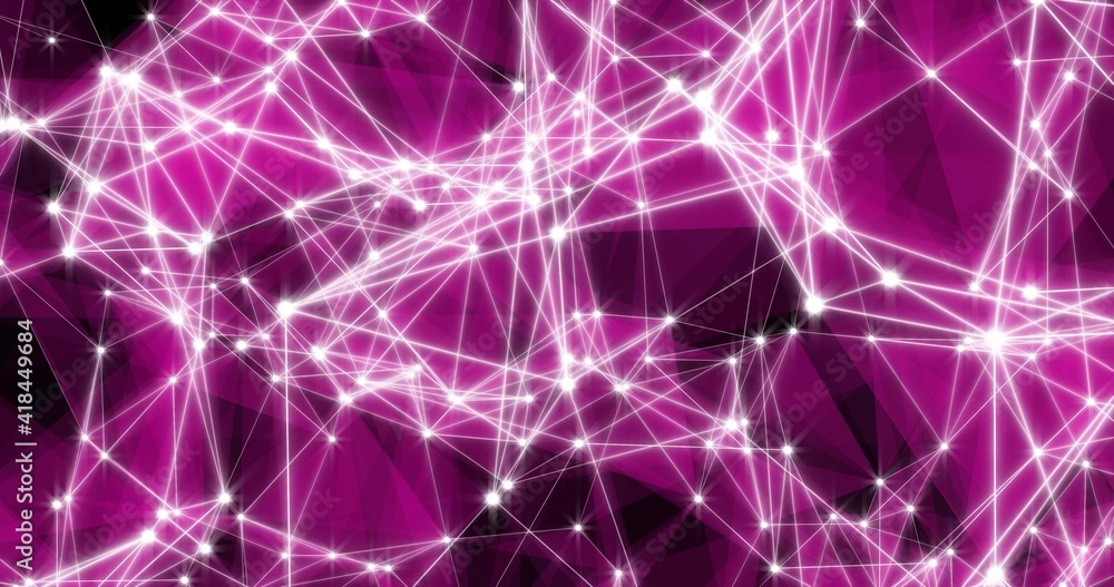 Aufkleber background abstract dynamic plexus futuristic technology. 3d rendering 3d illustration