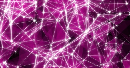 Background Abstract Dynamic Plexus Futuristic Technology. 3D rendering 3D illustration