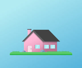 Black Pink Small House
