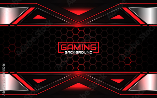 Abstract Futuristic Red And Blue Gaming Background With Modern Esport Shapes Vector Design Template Technology Concept Can Use Element Game Banner Sport Poster Cyber Wallpaper Web Advertising Wall Mural Majri Abstract Futuristic Red And Blue Gaming Background With Modern Esport Shapes Vector Design Template Technology Concept Can Use Element Game Banner Sport Poster Cyber Wallpaper Web Advertising Wall Mural Majri