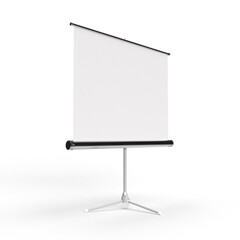 blank screen on white background