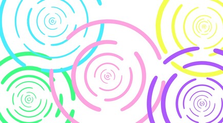 Colorful Ripple Art Design Background