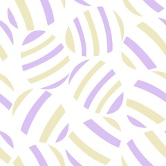 Fototapeta na wymiar Lavender Easter Egg Seamless Pattern Background